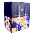 Cutie de cadou albastra Portpanettone 