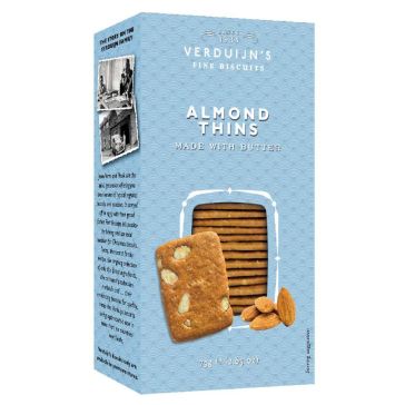 Biscuiti cu bucatele de migdale Verduijn's Fine Biscuits 75g