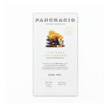 Ciocolata cu migdale si portocale, Pancracio, 100g