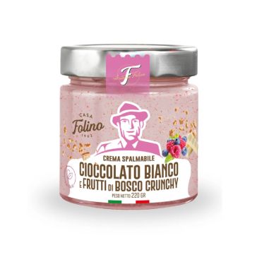 Crema de Cirese amare si ciocolata alba, 220gr, Casa Folino