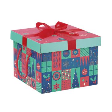 Cutie patrata CHRISTMAS MOSAIC, 27 × 27 × 20 cm