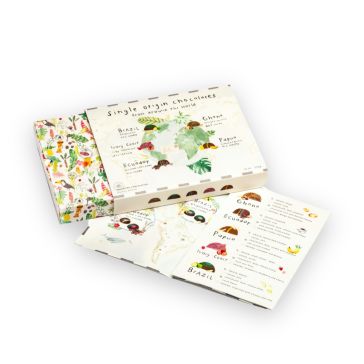 Praline de ciocolata belgiana, Valentino Single Origin Gift Box, 250 g