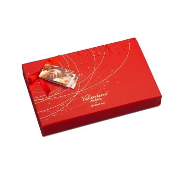 Praline de ciocolata belgiana, Valentino Luxedoos Rectangular, 225 g
