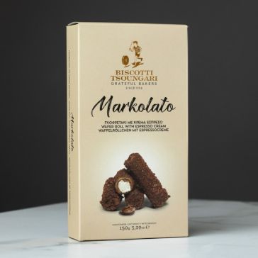 Rulouri TSOUGARI cu cremă de espresso, 170g