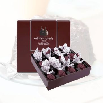 Smochine in ciocolata neagra 8U Rabitos Royale 142g