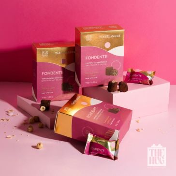 Trufe de ciocolata cu alune de padure, Tastelanghe, 110g