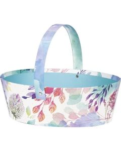 Cos de carton Fleurs d'Aquarelle