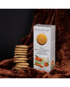 Biscuiți FINE CHEESE cu aroma de cheesecake si caise, 125g