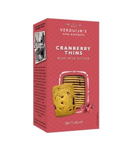 Biscuiti cu merisoare Verduijn's Fine Biscuits 75g