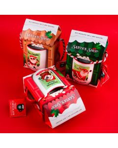 Cana BECKY'S Santa's House cu mix ciocolată caldă, 45g