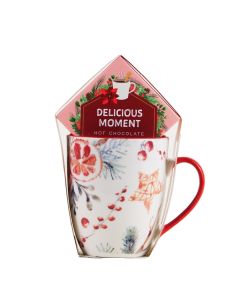 Set cana+ciocolata calda Winter Flowers 20g, Becky’s