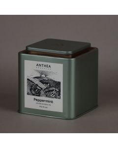 Ceai ANTHEA ORGANICS de mentă organic în cutie metalică, 80g