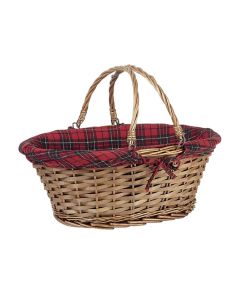 Cos din rachita cu manere pliabile COTTAGE STYLE