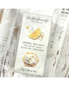 Crackers FINE CHEESE CO cu lamaie si ulei de masline extravirgin, 125g