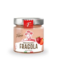 Crema de căpșuni si ciocolata alba, 220gr, Casa Folino