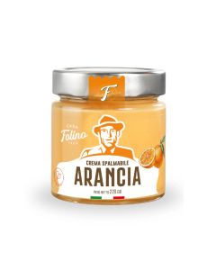 Crema de ciocolata alba si portocale, 220g, Casa Folino