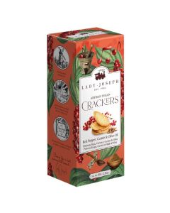 Crackers cu piper rosu, chimen si ulei de masline Lady Joseph 100g