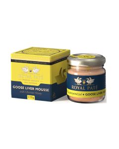 Mousse de foie gras cu miere de castane 60% ficat de gasca Royal Pate 70g