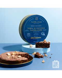 Prajitura Tastelanghe cu nuci de padure si cacao, cutie metalica, 350g