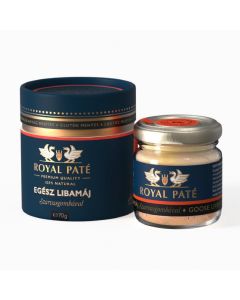 Foie gras de gasca Entier cu trufe negre 99% Royal Pate 70g