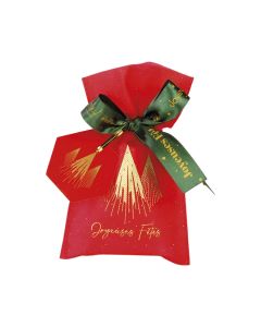 Saculet Christmas Festive cu panglica