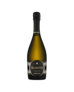 Spumant Scintti Muscat Ottonel extra dry alb 0,75l