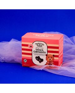 Bezele TRUFFETTES DE FRANCE în formă inimă, zmeură, acoperite în ciocolată, 200g