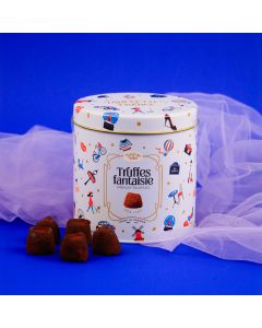 Trufe de ciocolată TRUFFETTES DE FRANCE, lapte, cutie metalică, 250g