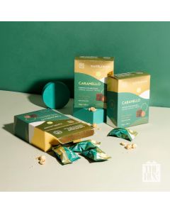 Trufe de ciocolata cu alune de padure caramelizate, Taste Langhe, 110g