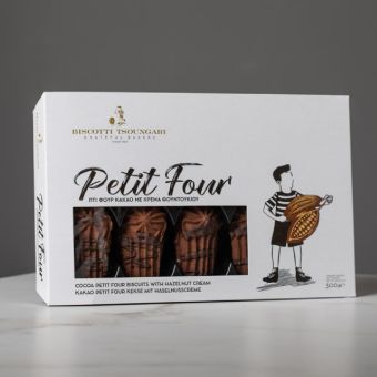 Biscuiți TSOUGARI cu cacao și ciocolată, 330g