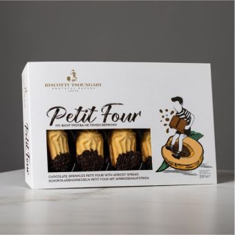 Biscuiți TSOUGARI cu vanilie și ciocolată, 330g