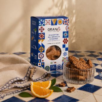 Biscuiți TUMINELLO cu portocale, 210g