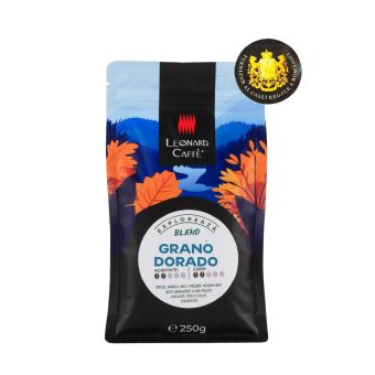 Cafea Grano Dorado, Leonard Cafe, punga 250g, boabe