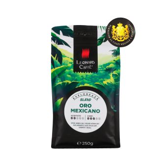 Cafea Oro Mexicano, Leonard Cafe, punga 250g. boabe