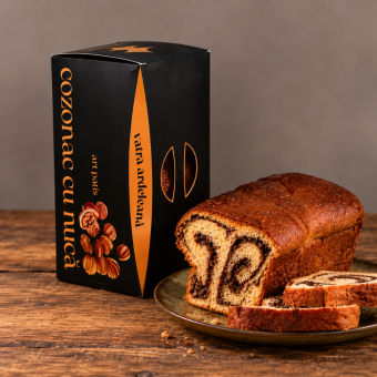 Cozonac PANALIM artizanal romanesc in cutie, 700g