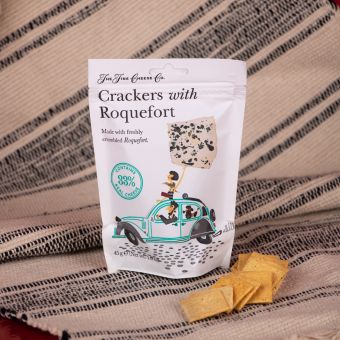 Crackers FINE CHEESE CO cu Roquefort, 45g