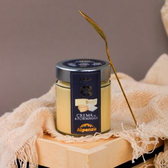 Cremă ALPENZU cu patru branzeturi, 140g