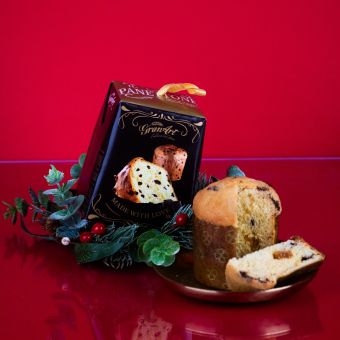Mini Panettone GRAN ART cu bucăți de ciocolată în cutie, 100g
