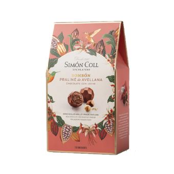 Praline de ciocolata cu lapte si alune Simon Coll 144g