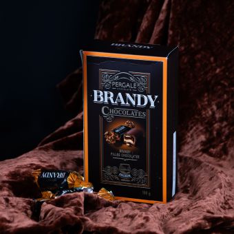 Praline PERGALE de ciocolată cu brandy, 190g