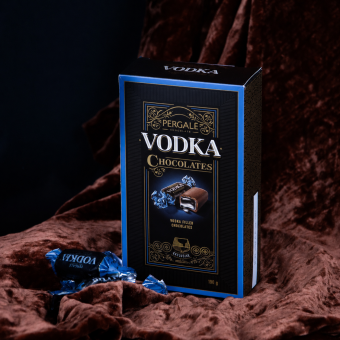 Praline PERGALE de ciocolată cu vodkă, 190g
