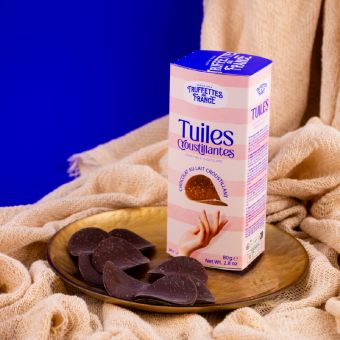 Cipsuri TRUFFETTES DE FRANCE de ciocolată cu caramel sarat, 80g