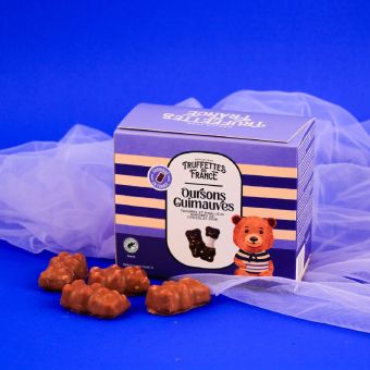 Bezele TRUFFETTES DE FRANCE, acoperite în ciocolată neagră, 200g