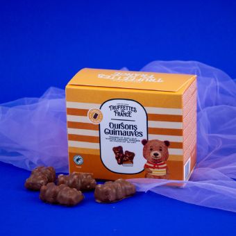 Bezele TRUFFETTES DE FRANCE, cu caramel, acoperite în ciocolată, 200g