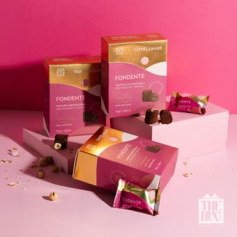 Trufe de ciocolata cu alune de padure, Tastelanghe, 110g