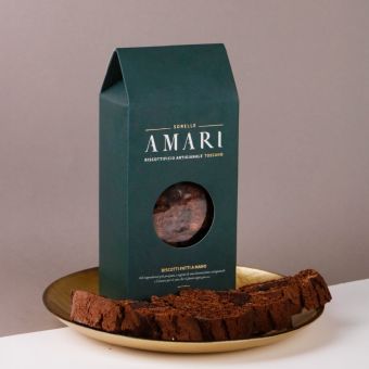 Cantucci golosi cu bucăți de ciocolată, Dolci Amari, 200g