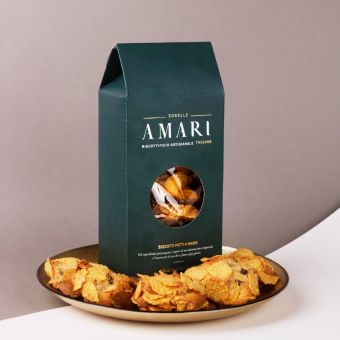 Cantucci cu portocala și ciocolată, Dolci Amari, 200g