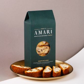 Cantuccini cu smochine si migdale, Dolci Amari, 200g